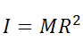 I=MR^2